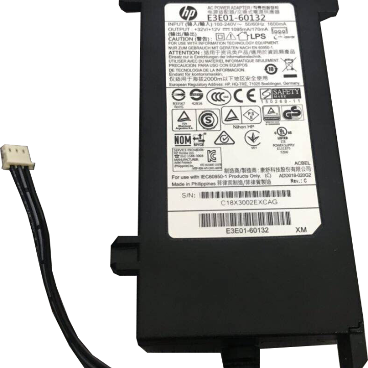 HP Officejet Pro 9730 9730e 9720 9720e E3E01-60132 AC Power Adapter Fits – Yazıcı Adaptörü-อะแดปเตอร์เครื่องพิมพ์ E3E01-60132-E3E01-60132 打印机适配器