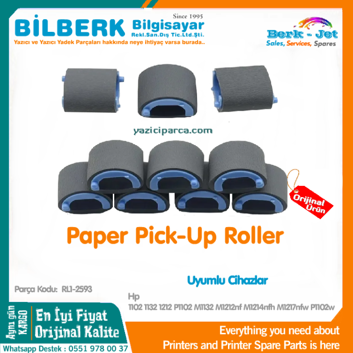 Paper Pick-Up Roller HP 1102 1132 1212 P1102 M1132 M1212nf M1214nfh M1217nfw P1102 P1102w _ RL1-2593-000_Ролик захвата бумаги для