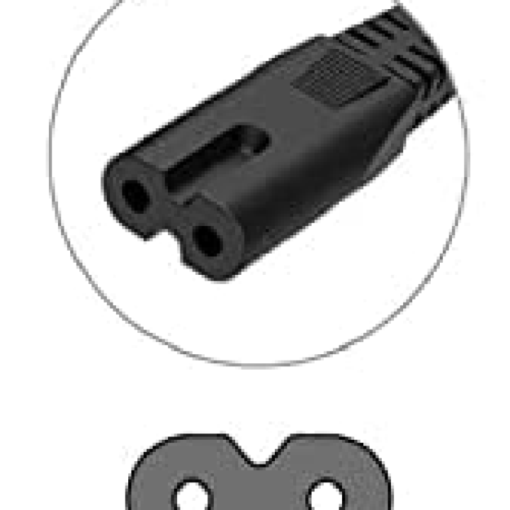 İngiliz Uçlu Teyp Fişi 1.5metre 2×0,75 Kordon 220 Volt Elektrik Kablo Teyp Radyo Işıldak Yazıcı Adaptör UK Cord Cable C7-T26